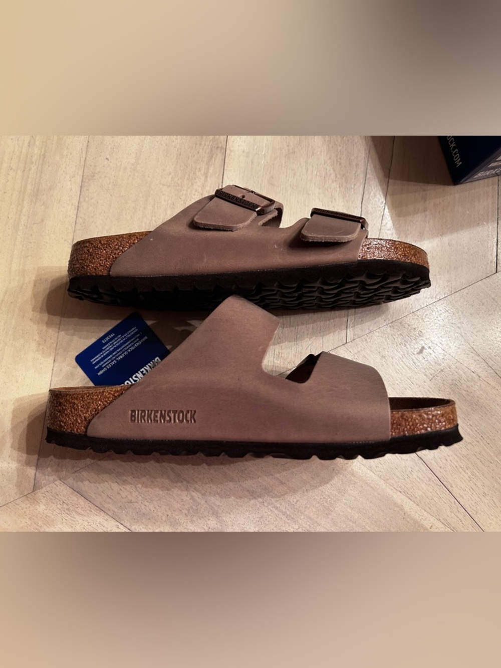 Birkenstock Arizona BS Sandals in Tobacco Brown size womens 7- mens 5 NWT - Picture 4 of 8